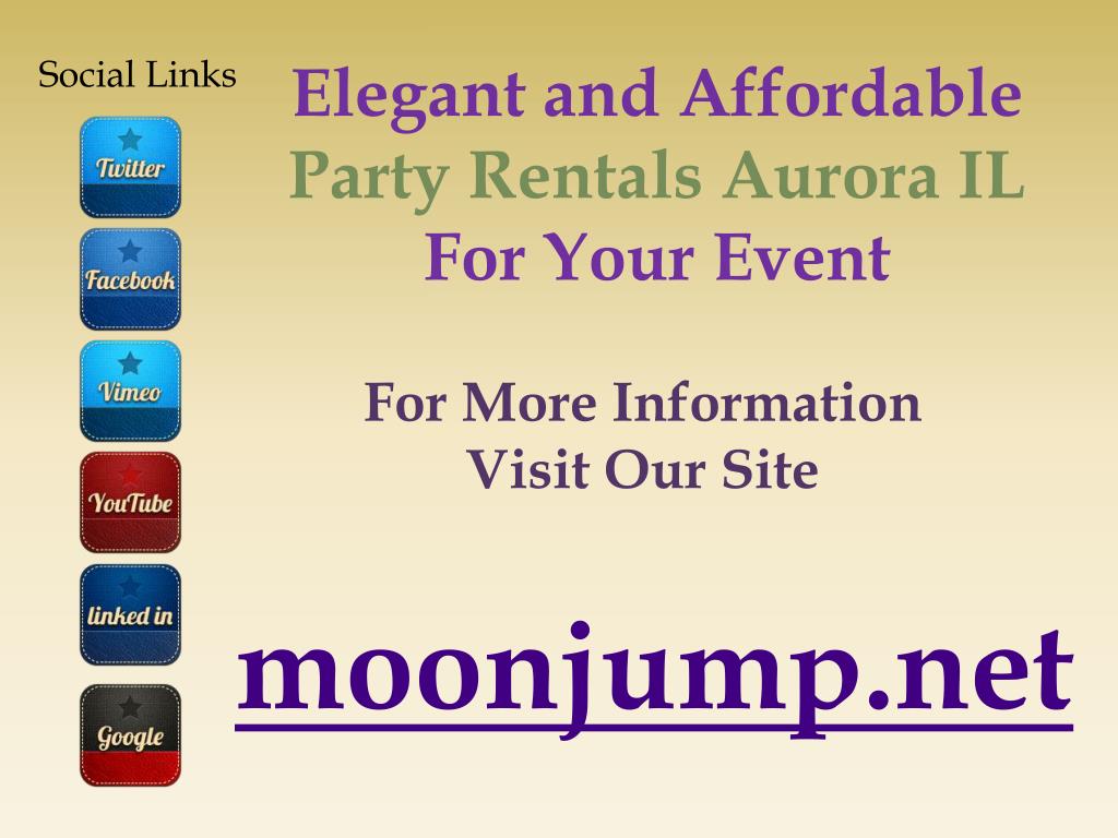 PPT Party Rentals Aurora IL PowerPoint Presentation, free download