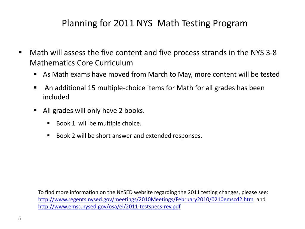 PPT Changes to NYS Grades 3 8 Assessments PowerPoint Presentation
