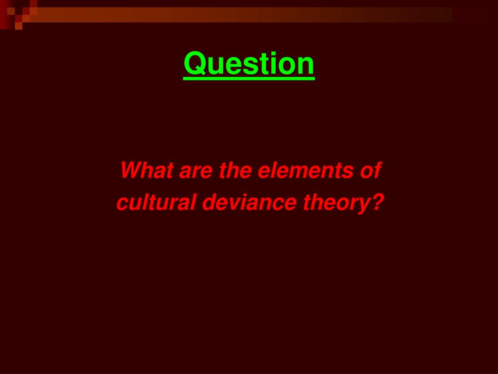 PPT Chapter 6 Social Structure Theory PowerPoint Presentation, free