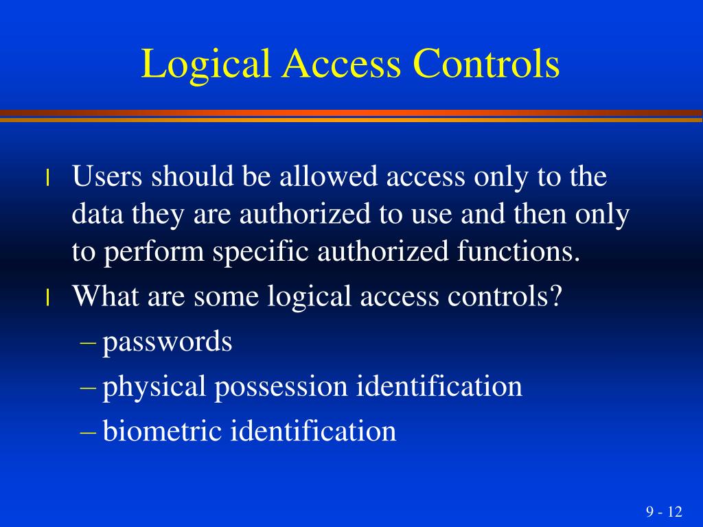 PPT ComputerBased Information Systems Control PowerPoint