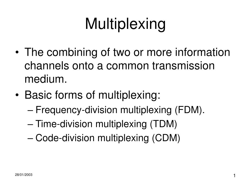 PPT Multiplexing PowerPoint Presentation, free download ID1326670