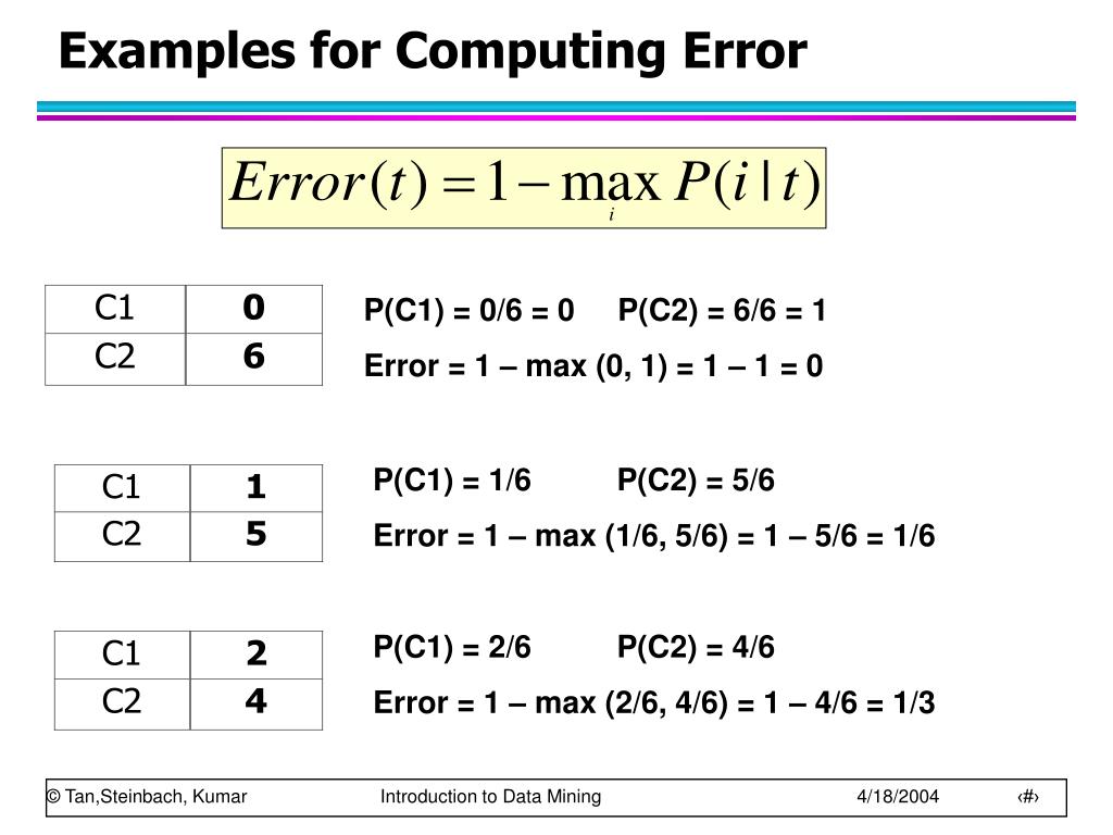 PPT Data Mining Classification Basic Concepts, Decision Trees, and