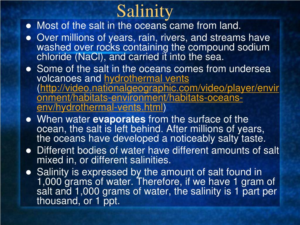 PPT - Density, Salinity & Temperature PowerPoint Presentation, free