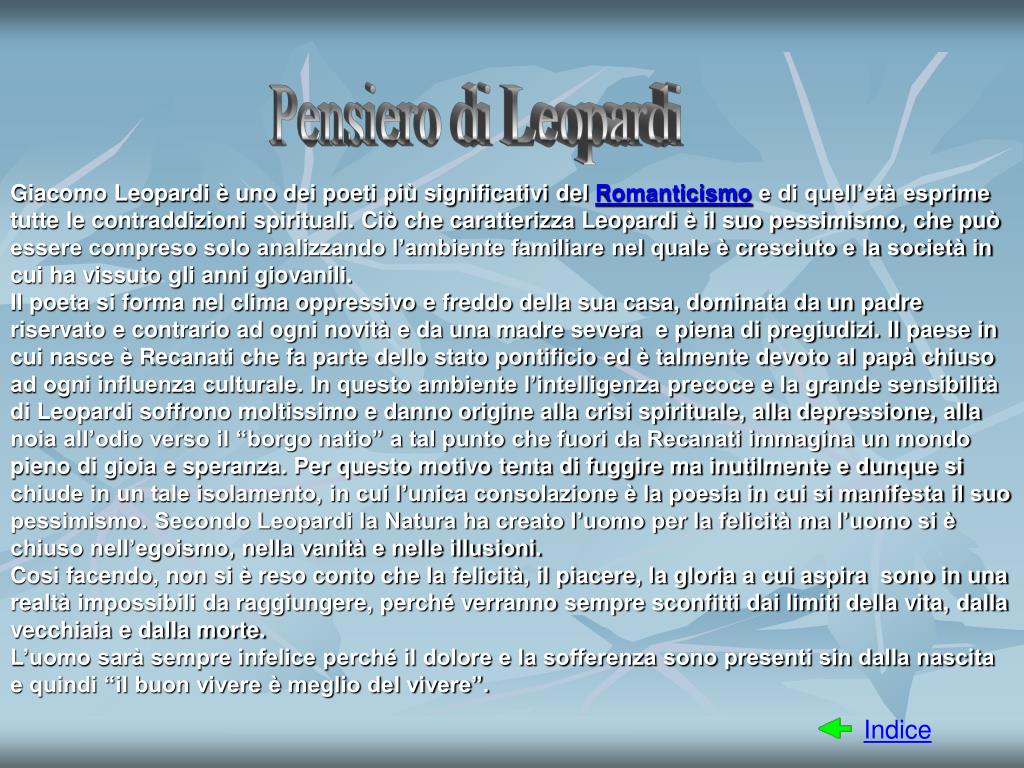 PPT L'Infinito PowerPoint Presentation, free download ID1334246