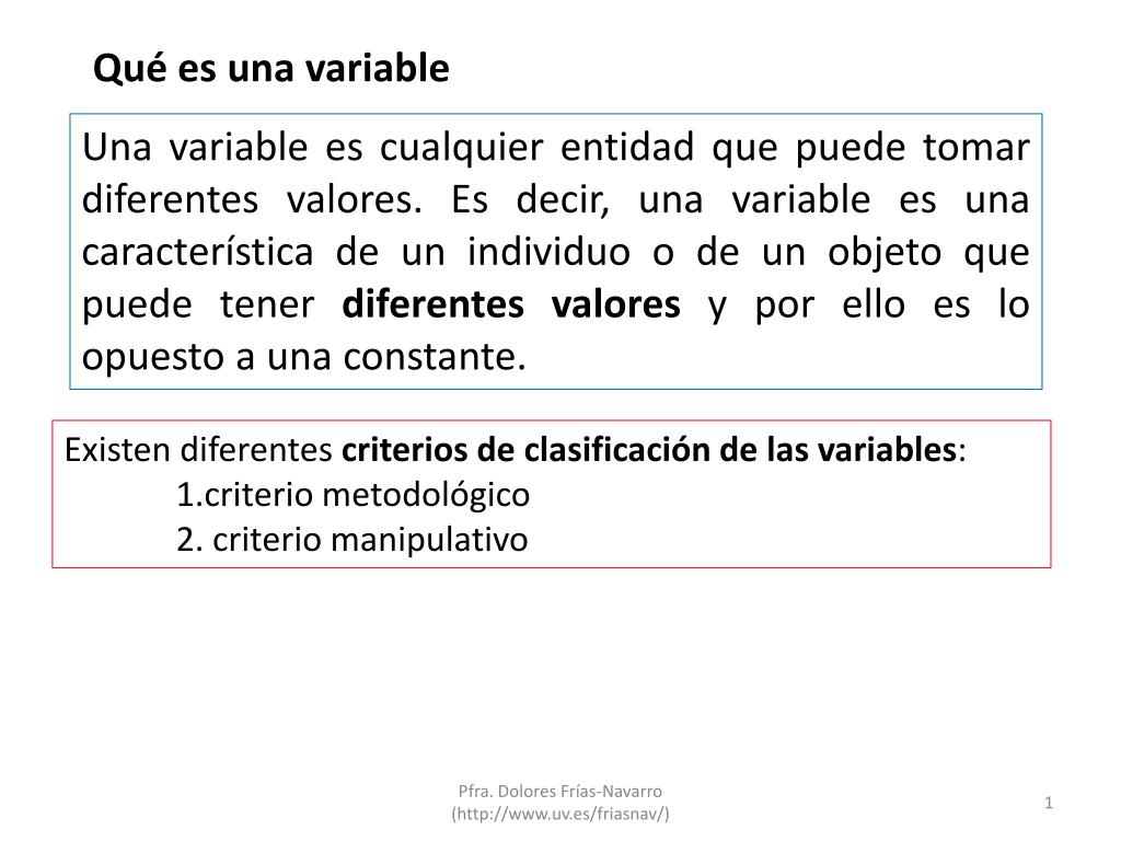 PPT QuÃ© es una variable PowerPoint Presentation, free download ID