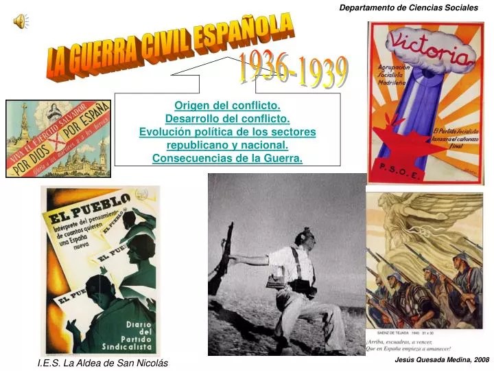 PPT LA GUERRA CIVIL ESPAÑOLA PowerPoint Presentation, free download