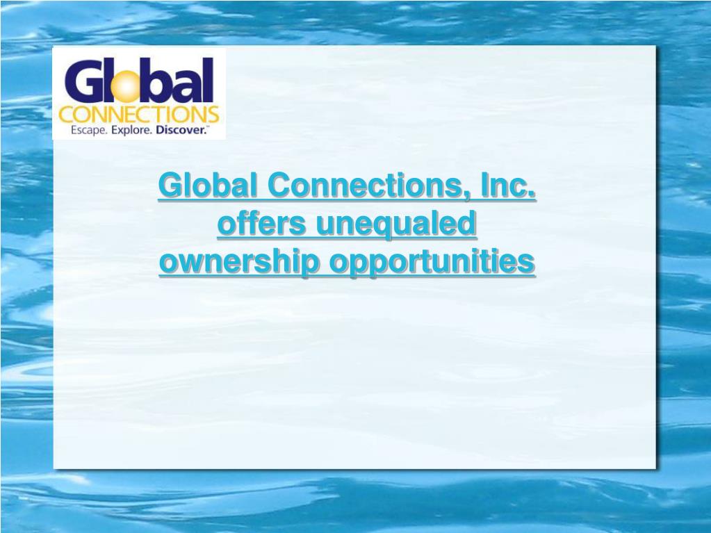PPT Global Connections PowerPoint Presentation, free download ID13398