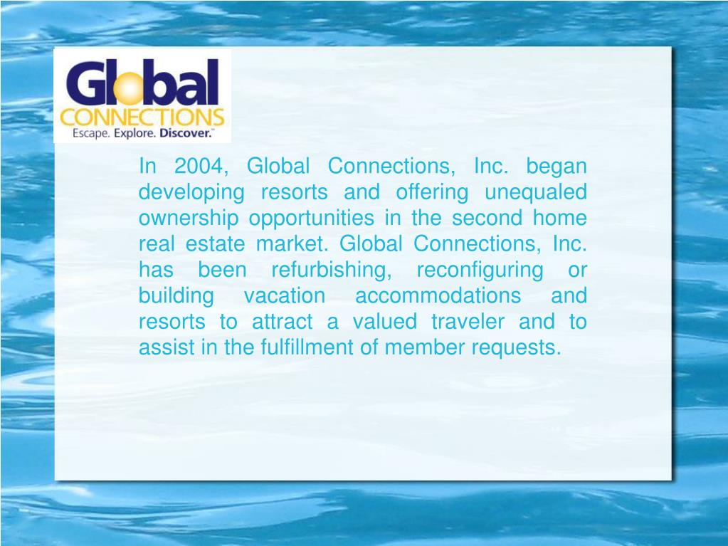 PPT Global Connections PowerPoint Presentation, free download ID13398