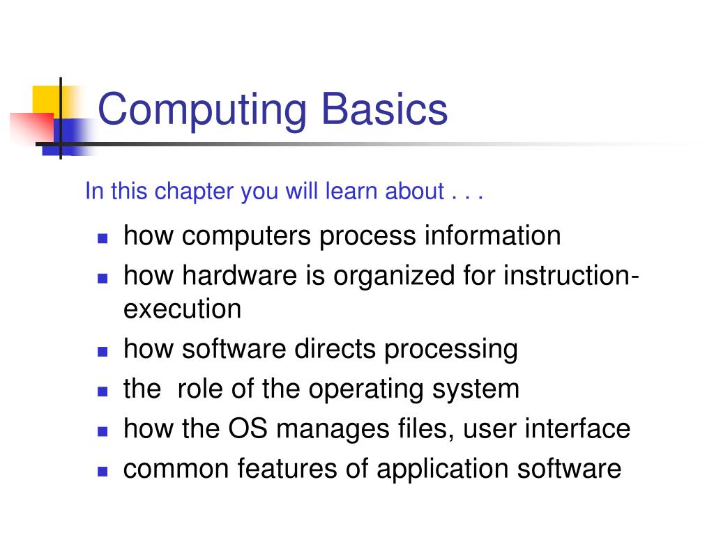 PPT Computing Basics PowerPoint Presentation, free download ID1341272