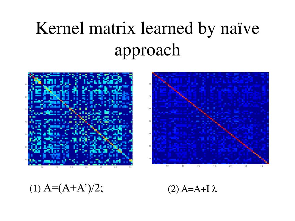PPT Learning kernel matrix by matrix exponential update PowerPoint
