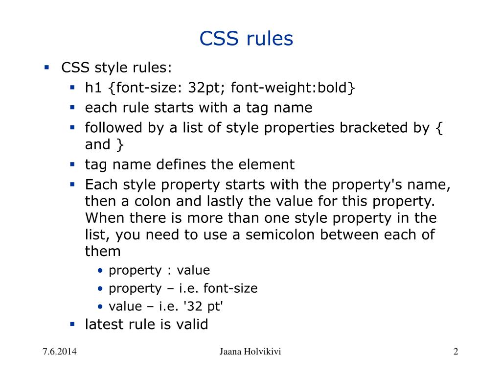 PPT Cascading Style Sheets PowerPoint Presentation, free download