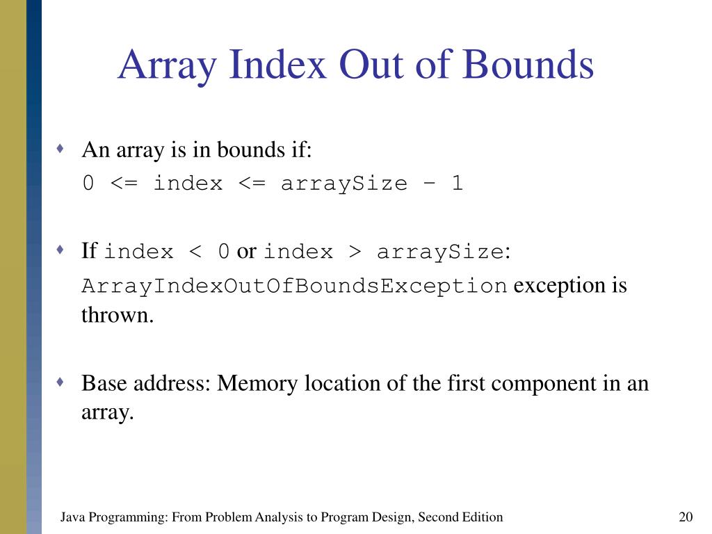 PPT Chapter 9 Arrays PowerPoint Presentation, free download ID1346128