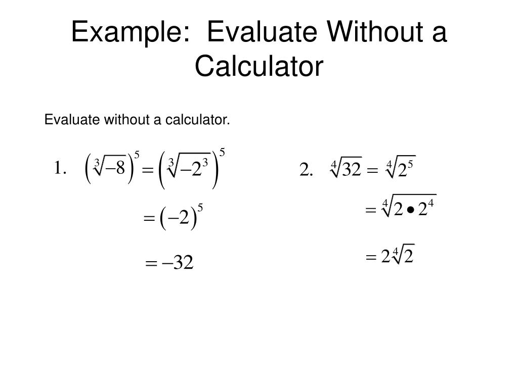 PPT 7.1/7.2 Nth Roots and Rational Exponents PowerPoint Presentation