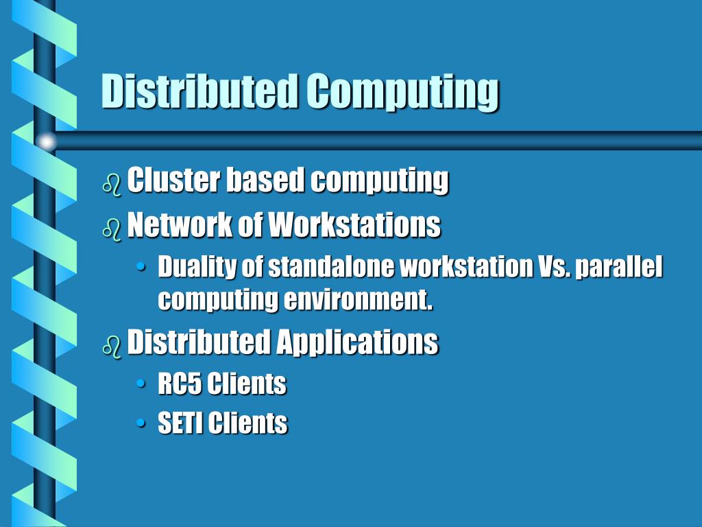 PPT Distributed Computing PowerPoint Presentation, free download ID134878