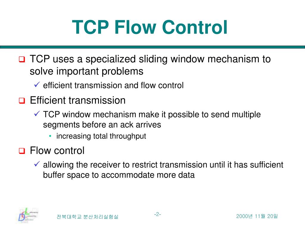 PPT TCP Flow Control (nagle’s algorithm) PowerPoint Presentation