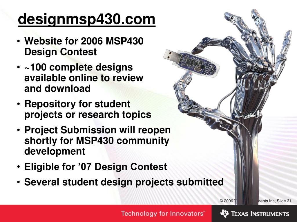 PPT MSP430 Senior Design PowerPoint Presentation, free download ID
