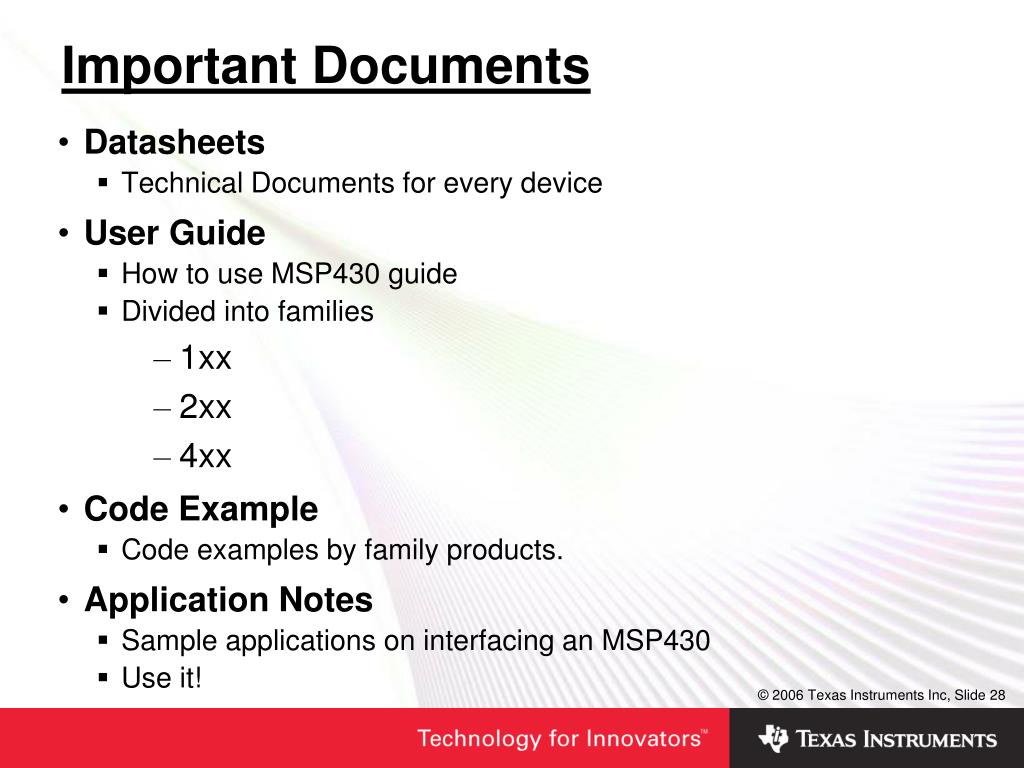 PPT MSP430 Senior Design PowerPoint Presentation, free download ID