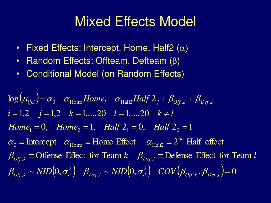 PPT Generalized Linear Mixed Model PowerPoint Presentation, free