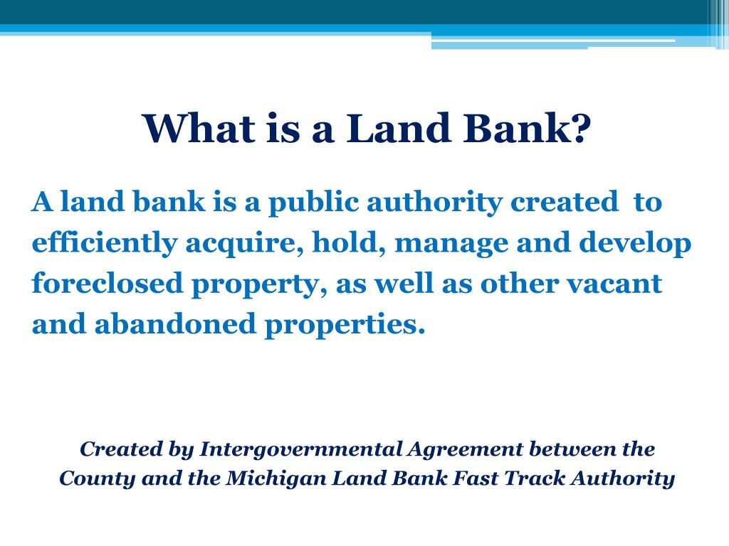 PPT Kalamazoo County Land Bank PowerPoint Presentation, free download ID1351189