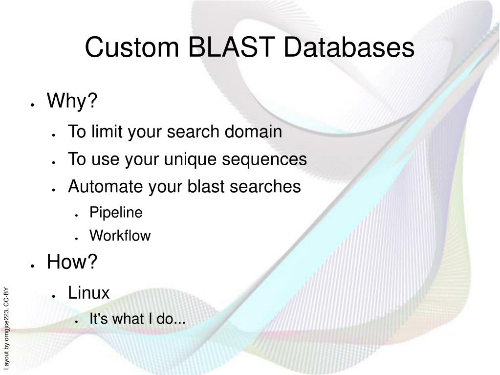 PPT Custom BLAST Databases A Primer PowerPoint Presentation, free