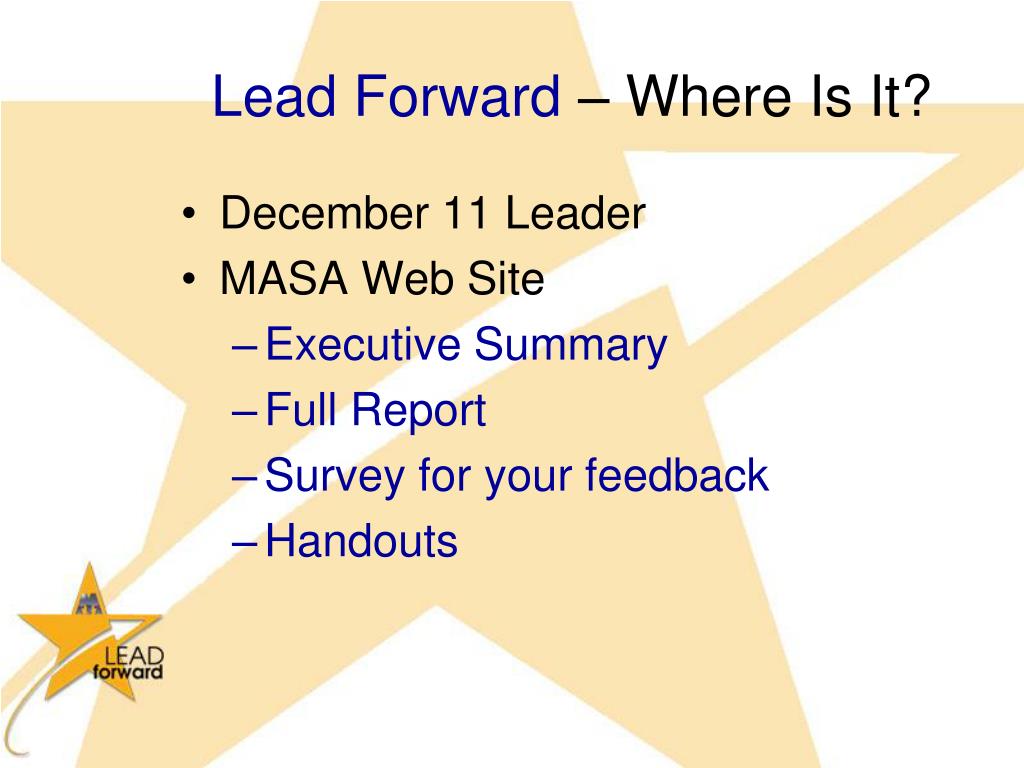PPT Lead Forward PowerPoint Presentation, free download ID1354407