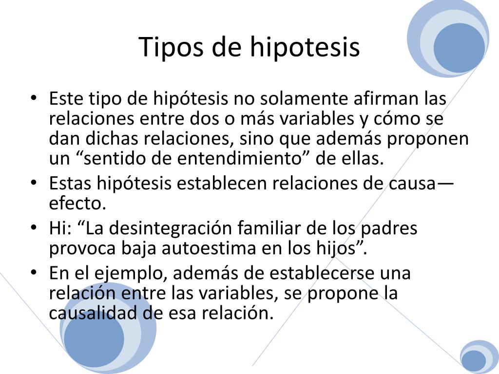 PPT 3.4 Formulación de la hipótesis PowerPoint Presentation, free