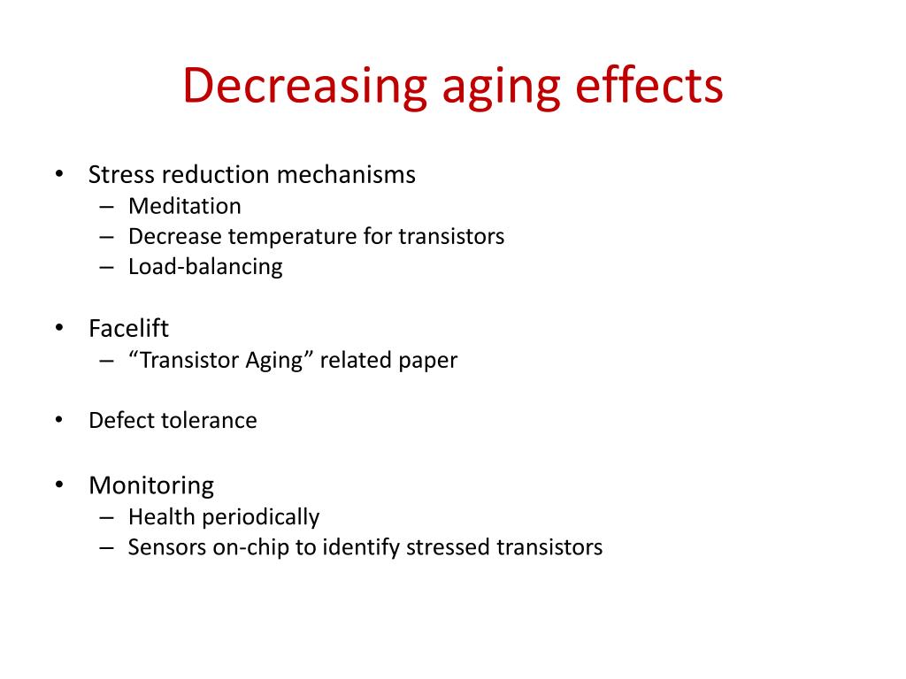 PPT Transistor Aging PowerPoint Presentation, free download ID1357159