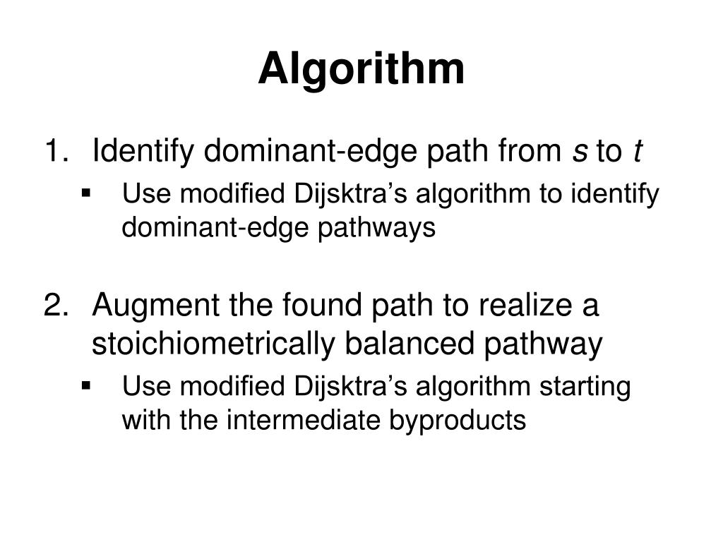 PPT DOMINANTEDGE PATHWAY A Weighted Graph Algorithm for