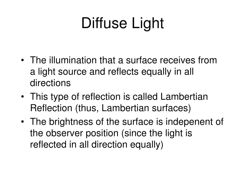 PPT Illumination and Shading PowerPoint Presentation, free download ID1358591