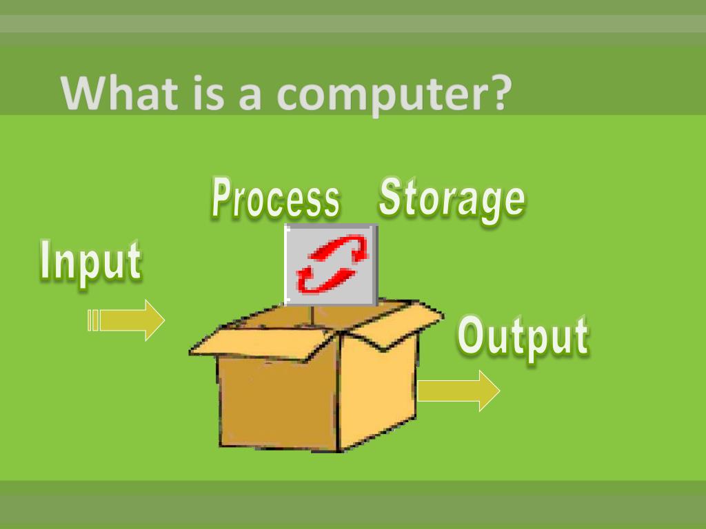 PPT 4 Steps of the Computer Process PowerPoint Presentation, free
