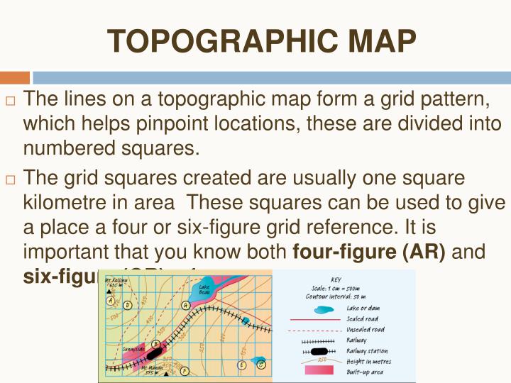 Topographic Map Definition For Kids PPT Year 9 Geographical Skills Revision PowerPoint Presentation ID