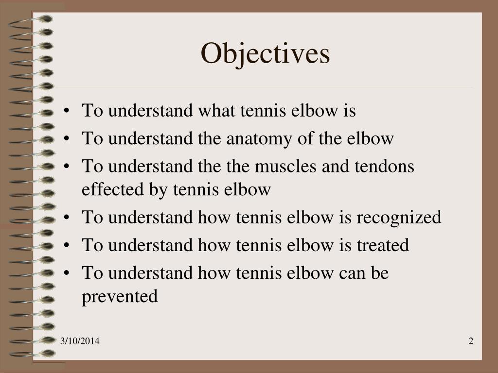 PPT Tennis Elbow / Lateral Epicondylitis PowerPoint Presentation