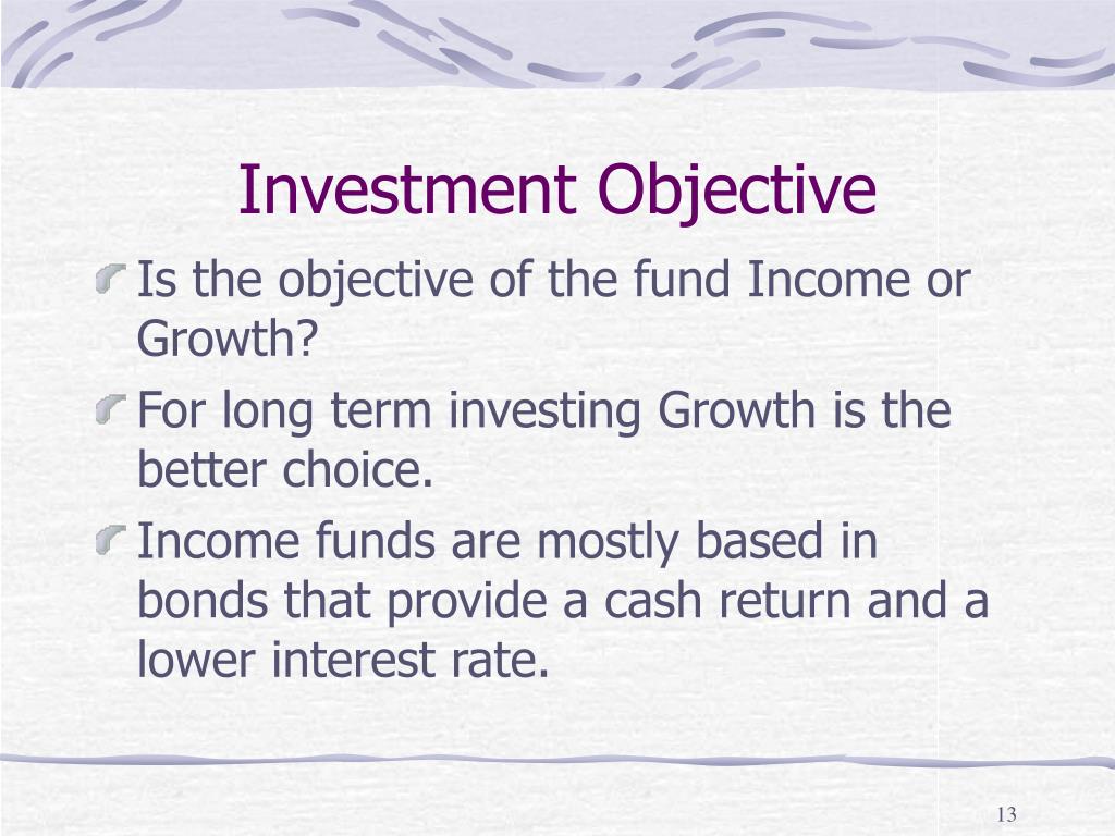 PPT Stock Mutual Funds for Long Term Goals PowerPoint Presentation