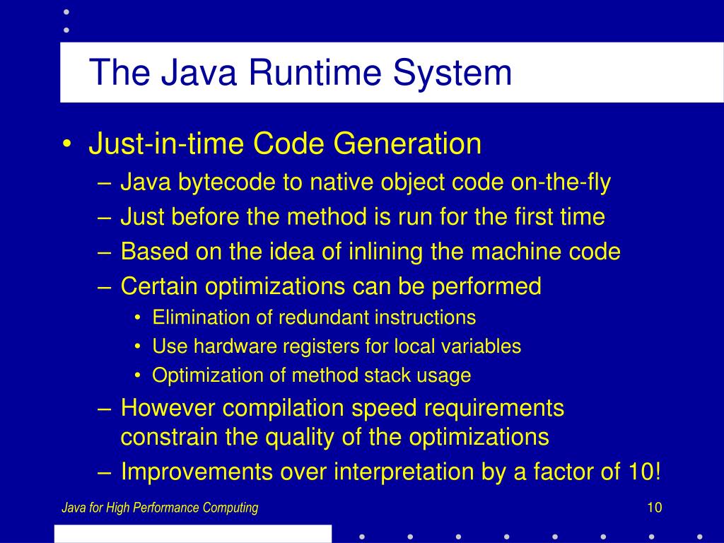 PPT Java for High Performance Computing PowerPoint Presentation, free