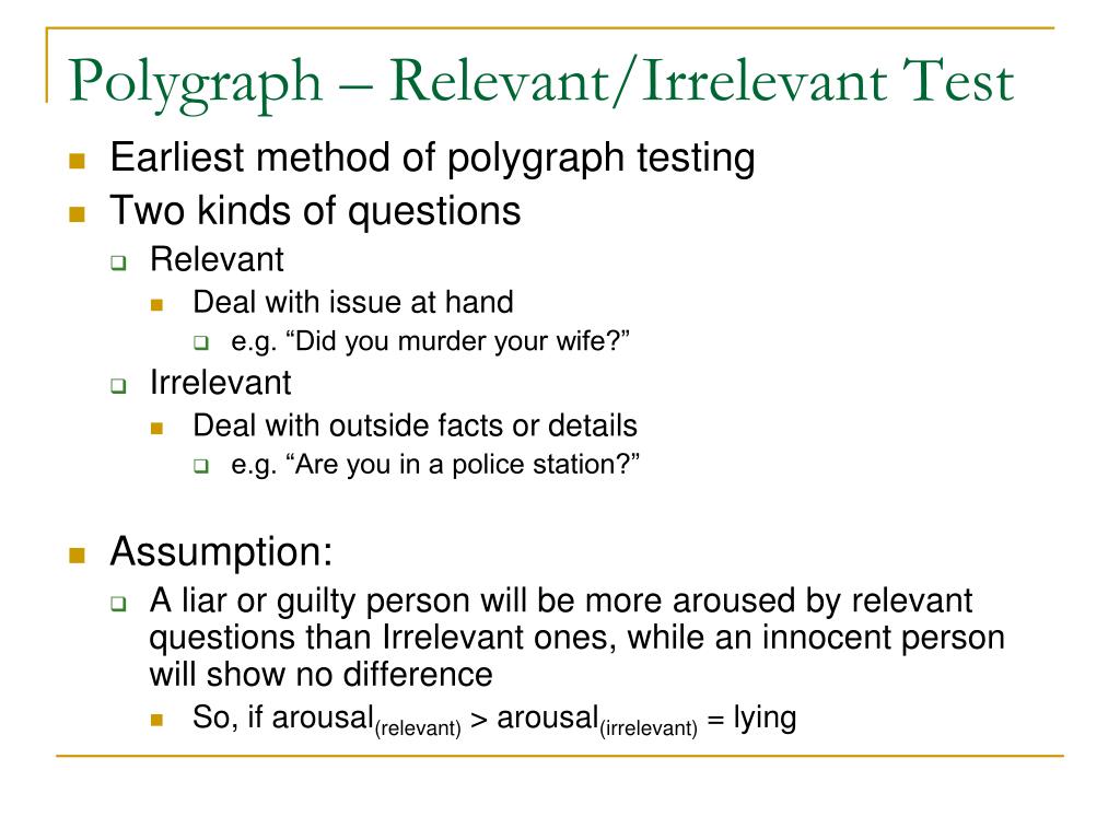 PPT Polygraph PowerPoint Presentation, free download ID1366270