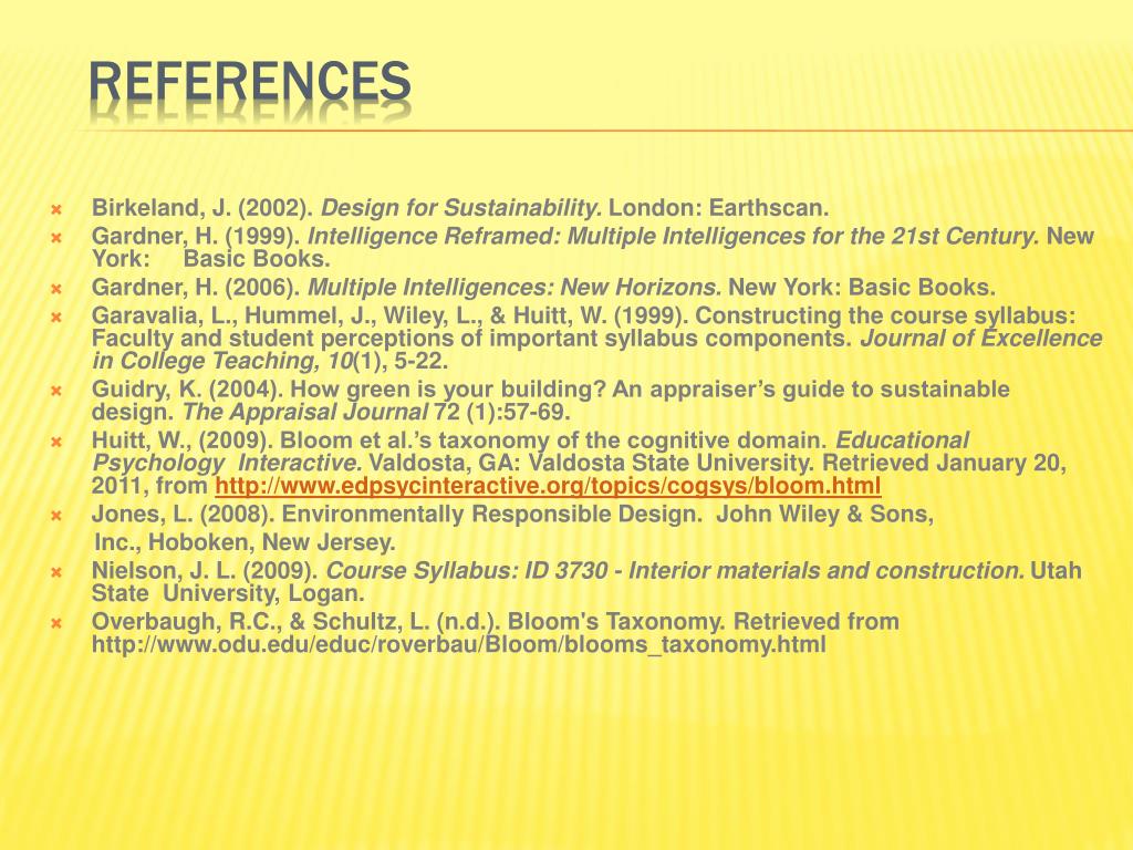 PPT ADDING Multiple Intelligence Theory to YOUR CLASSROOM ENVIRONMENT