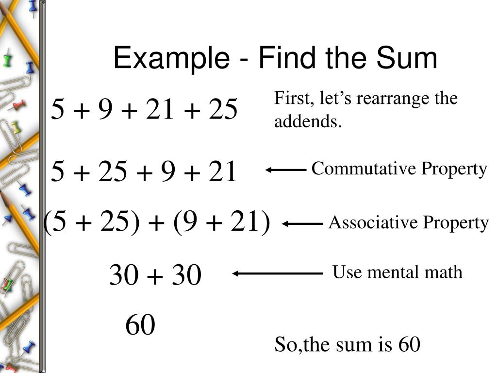 PPT Mental Math for Addition and Subtraction PowerPoint Presentation