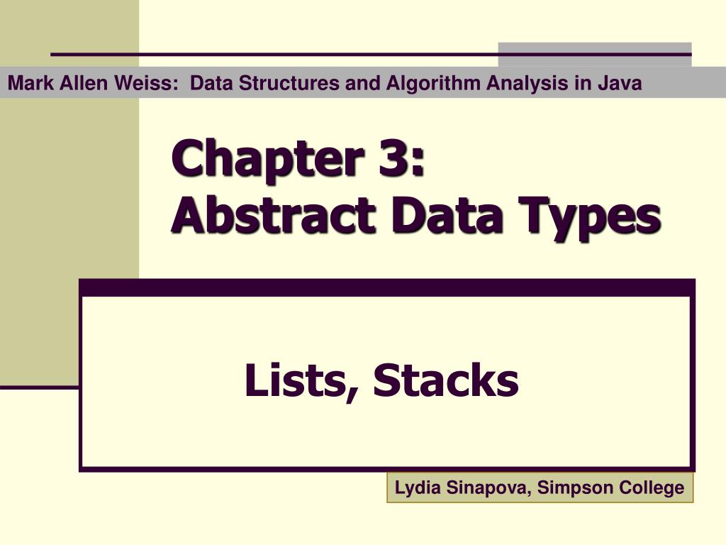 PPT Chapter 3 Abstract Data Types PowerPoint Presentation, free