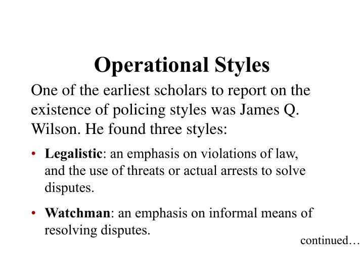 PPT Chapter 6 Policing Roles, Styles, and Functions PowerPoint