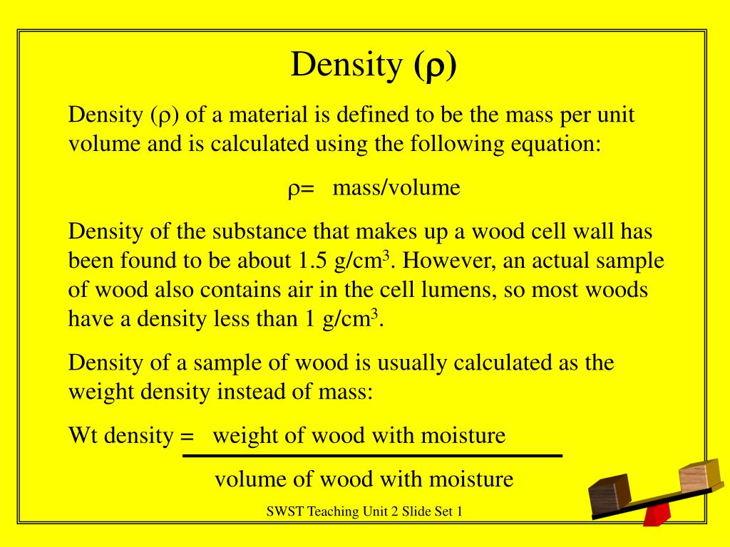 PPT Properties of Wood Society of Wood Science and Technology