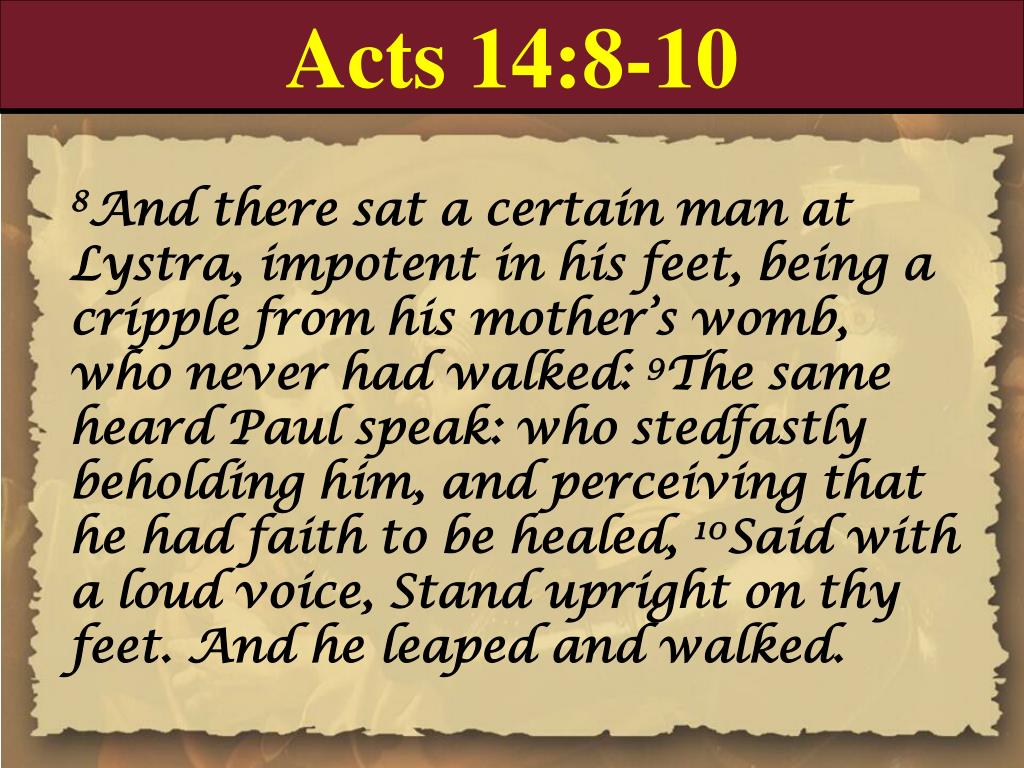 PPT Book of Acts Chapter 14 PowerPoint Presentation ID1377756