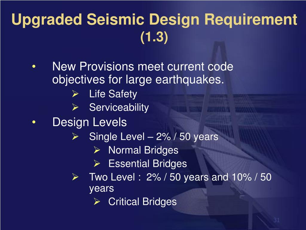 PPT Seismic Design of Bridges PowerPoint Presentation, free download