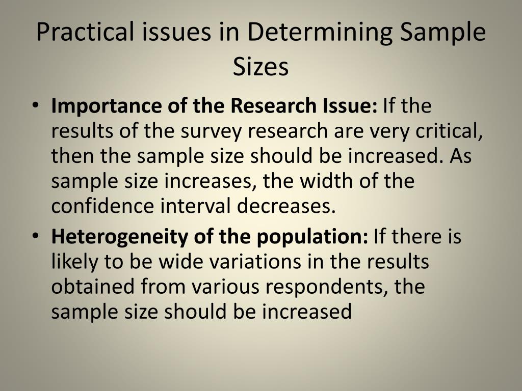 PPT SAMPLE SIZE ESTIMATION PowerPoint Presentation, free download