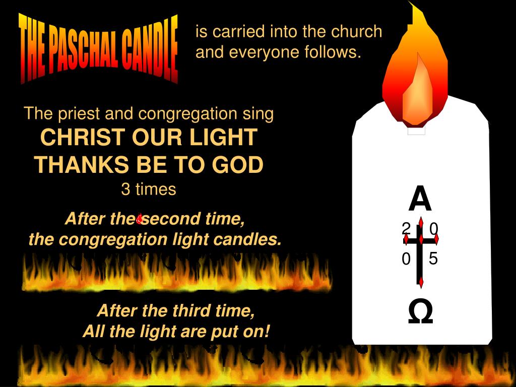 PPT THE PASCHAL CANDLE PowerPoint Presentation, free download ID1378694