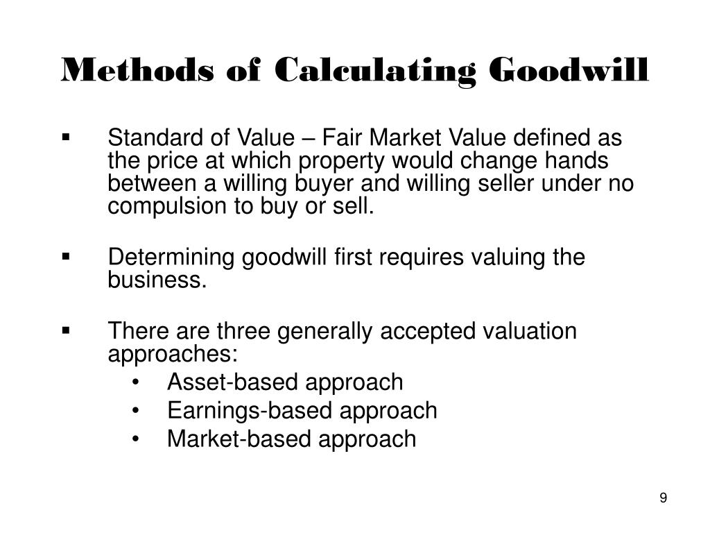 PPT Goodwill Study Executive Summary PowerPoint Presentation, free download ID137897