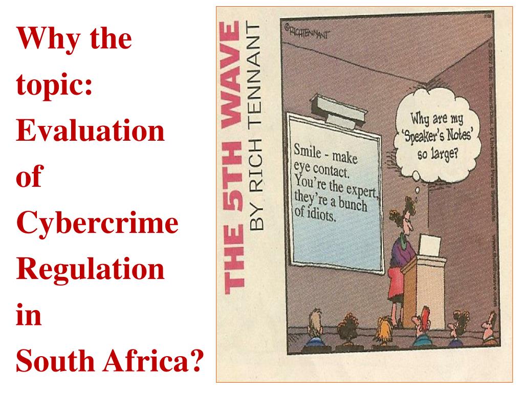 PPT EVALUATION OF CYBERCRIME REGULATION IN SOUTH AFRICA BY MURDOCH
