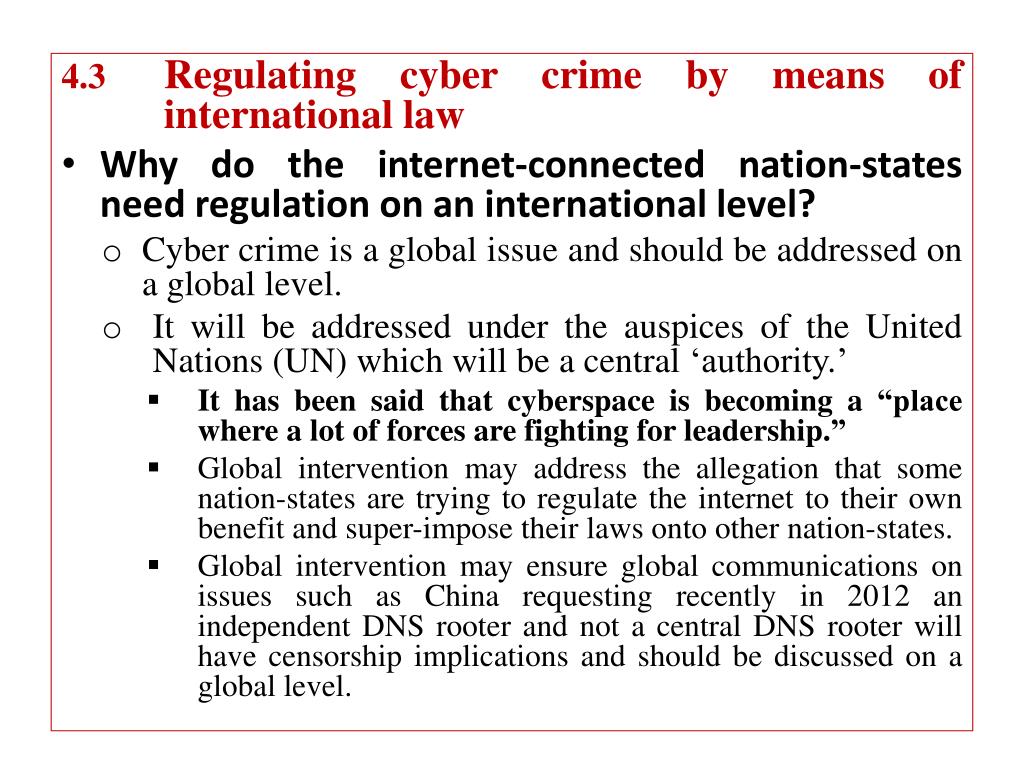PPT EVALUATION OF CYBERCRIME REGULATION IN SOUTH AFRICA BY MURDOCH