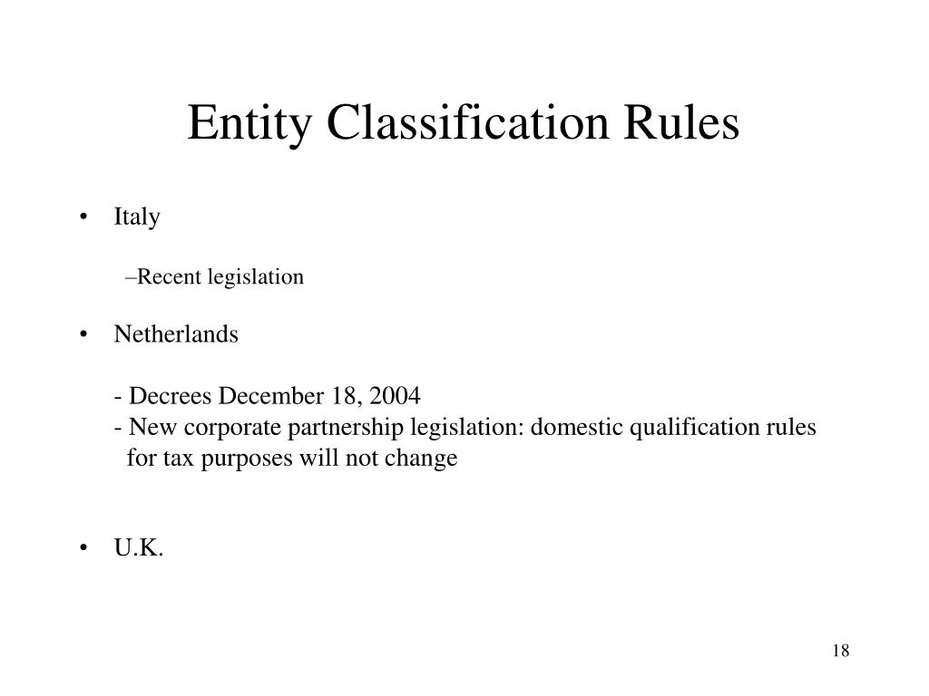 PPT Tax Treaties, Hybrid Entities and Tax Planning PowerPoint