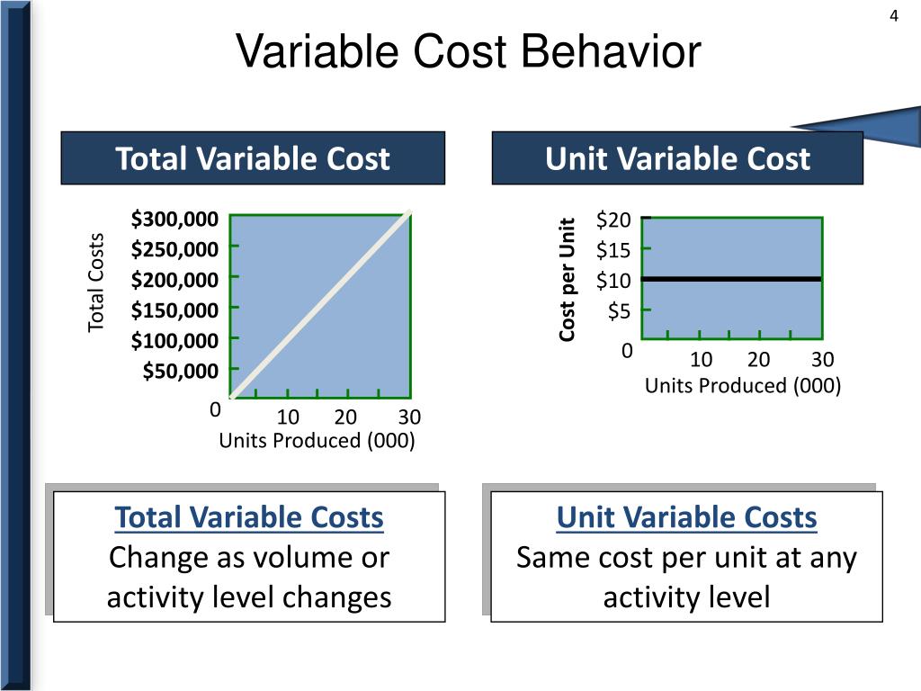 PPT Identifying Cost Behavior Relevant Range, Variable and Fixed