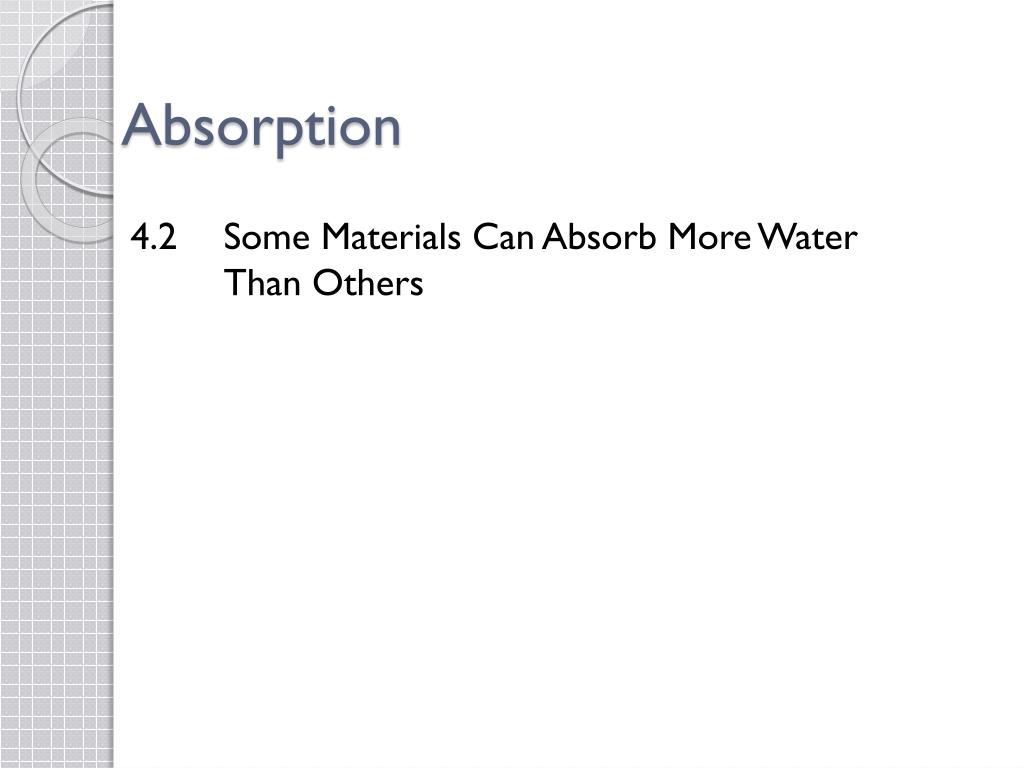 PPT Absorption PowerPoint Presentation, free download ID138446